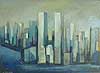 The Twin Towers, Manhattan - Oil on canvas - 72 x 100 - 2.800 €