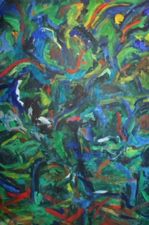 A l'entorn de Collserola - oli tela - 195x130 - 1.500,00 €